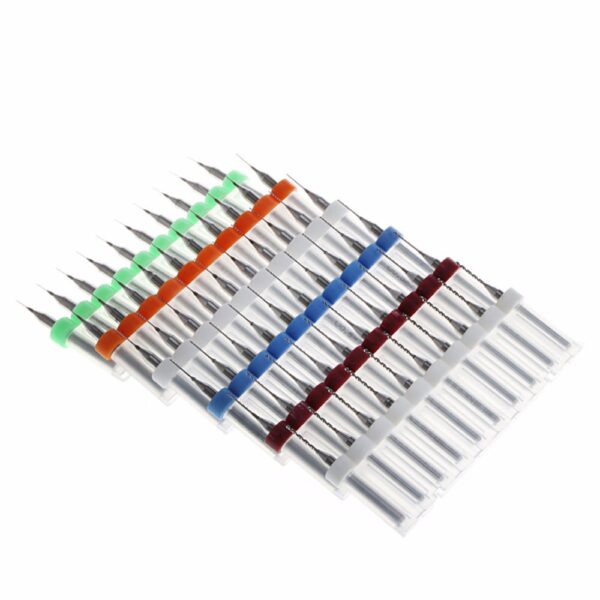 CNC - PCB Micro Borenset 0.1 - 1.0 mm 10 Delige - Bild 3