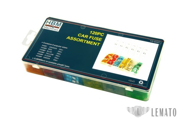 HBM 120 Delig Auto Zekeringen Assortiment - Image 2