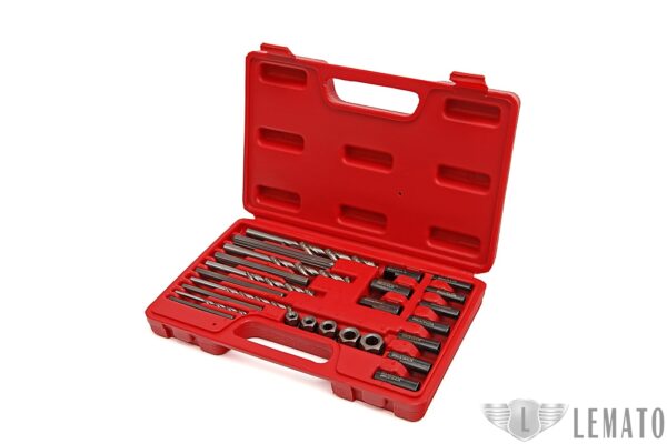 HBM 25 Delige Profi Bout / Draadeind verwijderaar set