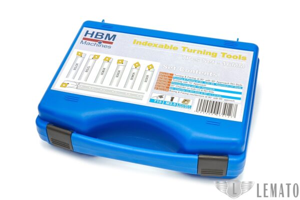 HBM 7 Delige Beitelset Met HM Wisselplaten - Afbeelding 4