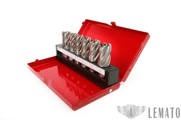 HBM 7 Delige HSS - COBALT Kernborenset voor RVS