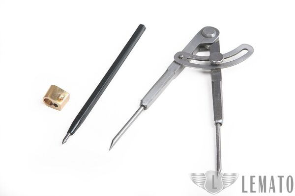 HBM Afkraspasser 150mm met Opzetbare HM Pen - Afbeelding 2
