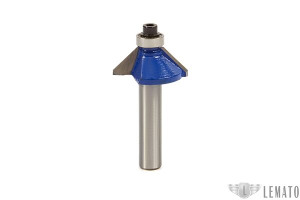 HBM Professionele HM Afkantfrees 25,4 mm. Met Geleidelager
