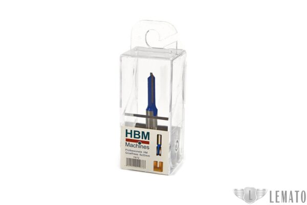 HBM Professionele HM Groeffrees 6 x 20 mm. Recht Model - Afbeelding 3