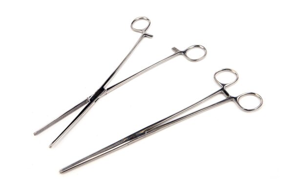 Lemato RVS (Kocher / Klemschaar) Tang 250mm (Rechte Bekken) - Afbeelding 2