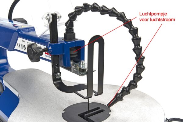 HBM Variabele Figuurzaagmachine Met Verlichting en Stofblaassysteem - Image 5