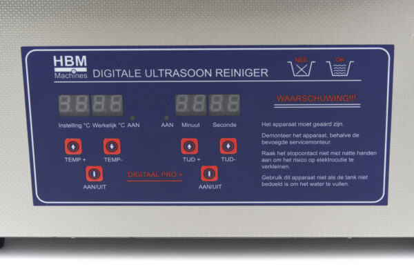 HBM 15 Liter Professionele Ultrasoon Reiniger - Afbeelding 6