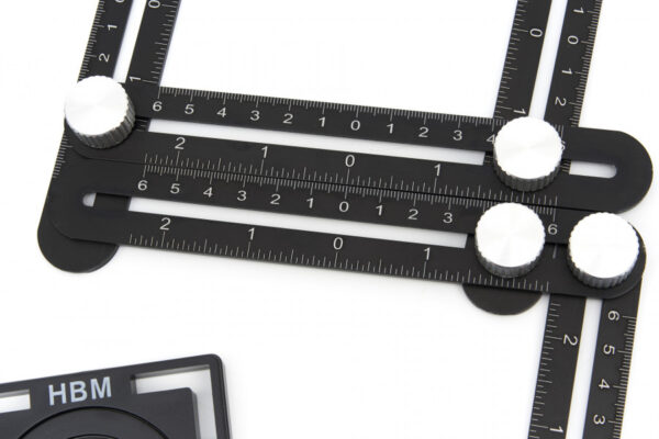 6 Voudige Multifunctionele Hoek Meter, Universele Hoekmeter Voor Gaten - Afbeelding 2
