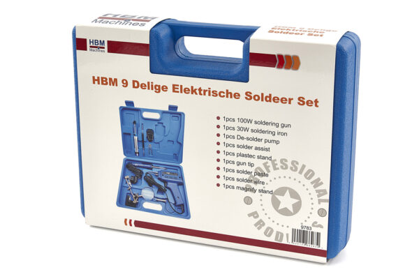 HBM 9 Delige Elektrische Soldeer Set - Image 7