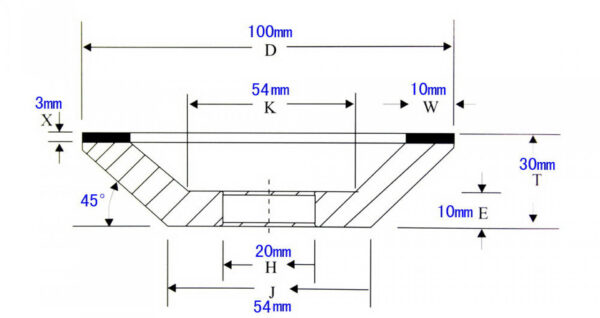 HBM Diamant Komslijpsteen Model 2 - Afbeelding 4